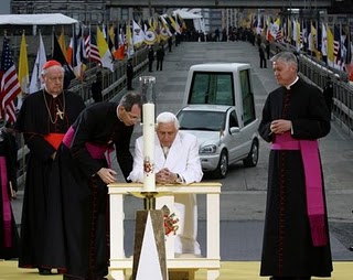 Pope Benedict XVI at Ground Zero in New York.jpg